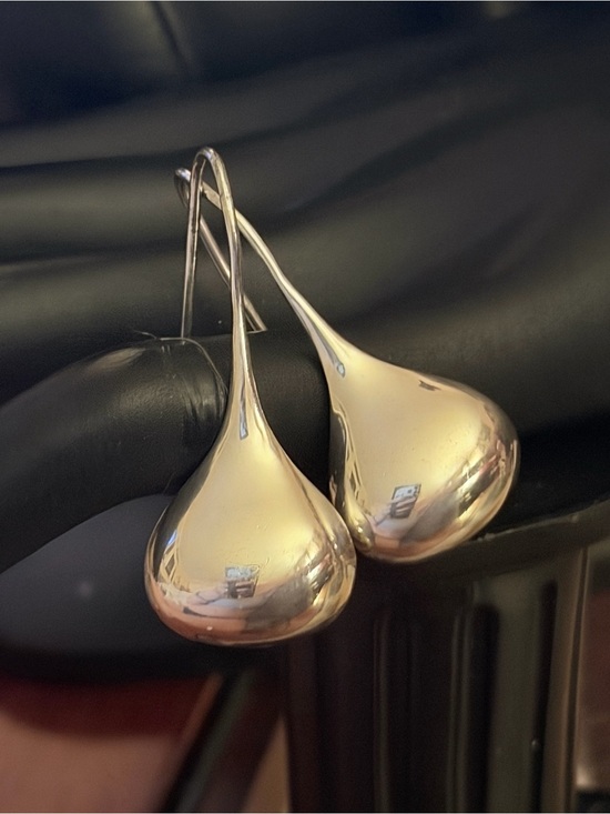 Zina Sherman Jewelry - Zina Sherman Beverly Hills designer 925 Sterling SilverTeardrop Earrings
